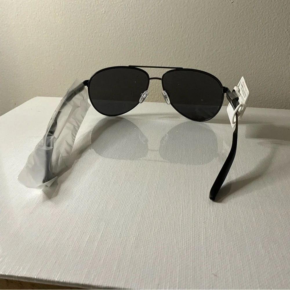 Reebok Metallic and Blue Aviator Sunglasses